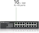 Zyxel GS1100-16 v3 16-Port Gigabit Ethernet Unmanaged Switch view 3