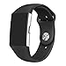 GHIJKL Sports Band Compatible Fitbit Charge 2, Soft Silicone Replacement Wristband for Fitbit Charge 2, Women Men, Large, Black