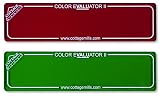 Color Evaluator II - Red & Green Viewing Filter Set - Color Value Finder/Gray Scale Contrast Evaluator. Get The Right Color Mix for Your Project! (Red Green)