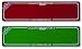 Color Evaluator II - Red & Green Viewing Filter Set - Color Value Finder/Gray Scale Contrast Evaluator. Get The Right Color Mix for Your Project! (Red Green)