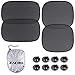 Zacro Car Sunshade for Side and Rear Window (4 Packs) - Car Sunshade Protector - Blocks Over 99% of Harmful UV Ray, Easy to Install, Protect Your Kids in The Back seat from Sun Glare and Heat (M)
