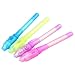 16pcs Invisible Ink Pen and Black Light Combo, 4 Colors Including Red, Blue, Yellow, Purple