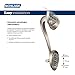 Schlage FE285 CEN 716 LAT CEN Century Front Entry Handleset with Latitude Lever, Lower Half Grip, Aged Bronze, Century Interior Trim