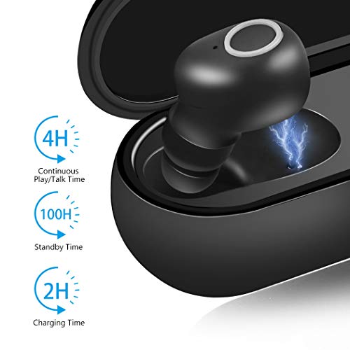 Bluetooth Headphones, HokoAcc Wireless Neckband Headset, IPX7 Sweatproof Sports Noise Cancelling Stereo Magnetic Earphones with Mic (10 Hrs Playtime,Call Vibrate Alert) - Thumbnail 2