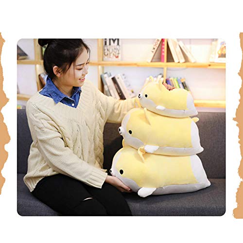 ISAKEN 35cm Corgi Hund Plüsch Kissen Kuscheltier, Süße Hund Plüsch Puppe Shiba Inu Stofftiere Plüsch Spielzeug Weiches… – Bild 6