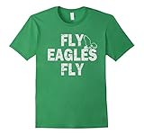 Vintage Fly Eagles Fly Green and White