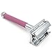 Parker 29L Women's Long Handle Butterfly Open Double Edge Safety Razor (Lavender)