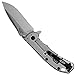 Zero Tolerance Hinderer Carbon Fiber Pocket Knife (0566CF); 3.25” Stonewashed S35VN Steel Blade; Carbon Fiber Front, Steel Back Handle Scales; SpeedSafe Open, Frame Lock, Quad-Mount Pocketclip; 5.3 OZ