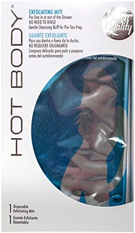 Hot Body Exfoliating Mitt, 1 Disposable Mitt