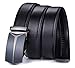 Xhtang Men's Ratchet Belt Automatic Buckle Genuine Leather belt 35mm Wide S