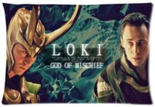 FFfghdde Loki Pillowcases Custom 20"x30" Two Sides Cool Comfortable Pillow Case