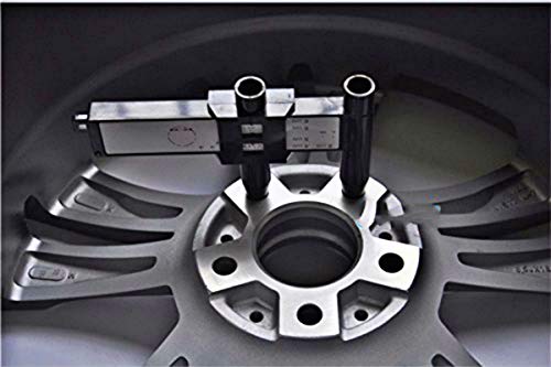 Crazy stone PCD Ruller Stud or Rim Bolt Measuring Tool PCD Ruler 4 5 6 8 Holes Lug Bolt Pattern Gauge (Black)
