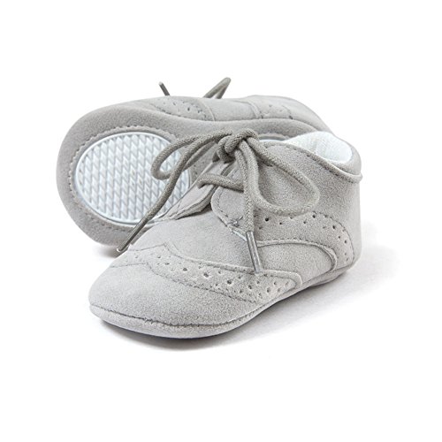 Estamico Baby Boys Shoes Prewalker PU Sneakers Gray US 5