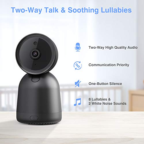 image for Baby Monitor with Camera and Audio, X-Sense Video Baby Monitor with 4.