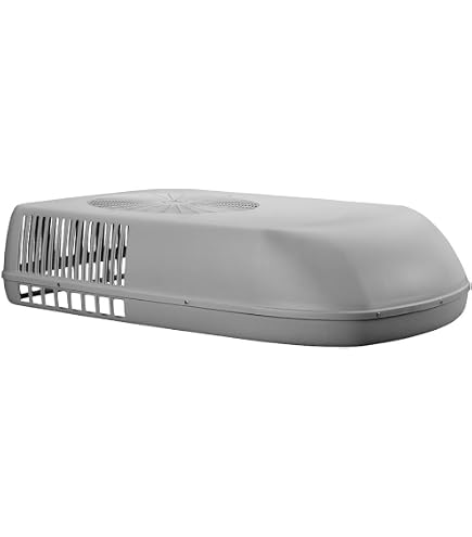 Icondirect RV Air Conditioner Shroud Cover For Coleman-Mach - 42" L X 30" W, White