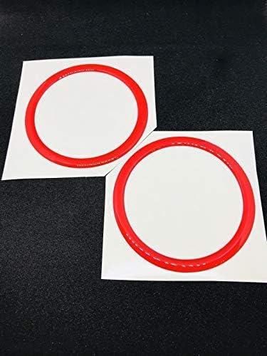 Mondeo MK4 and Fiesta - Colored Ventilation Rings - Red