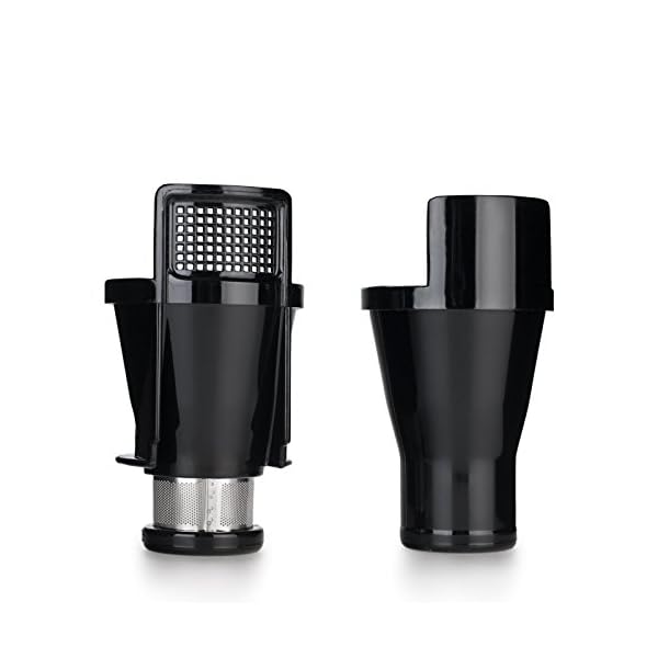 BioChef-BCAX-Axis-Slow-Juicer-Stainless-Steel-150-W BioChef Axis Cold Press Juicer/Horizontal Masticating Slow Juicer (Wide Mouth) with 20 Year Warranty for Wheat Grass…