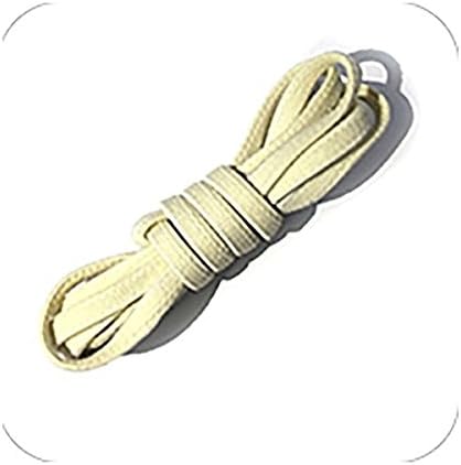 [GGT Tiger] ELASTIC Stretch Rubber Flat Shoelaces Shoestrings Ivory / 47 inch