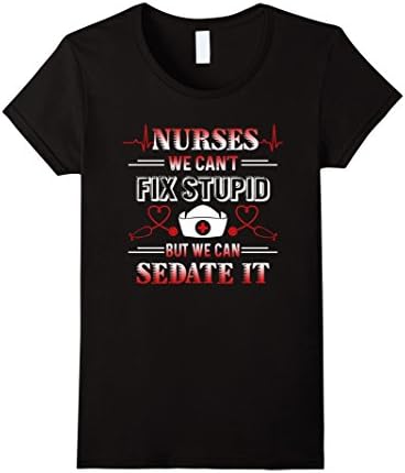 Womens Funny Nurse Shirts For Men And Women XL Black
