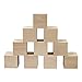 2 inch Wood Cube - 100 Pack, Natural Solid Wooden Square Blocks, Unfinished – for Arts, Craft, and DIY People