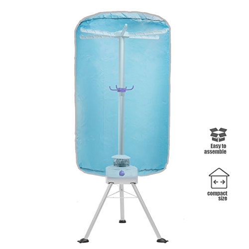 XtremepowerUS Portable Ventless Clothes Dryer, Dryer Rack w/Heater