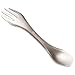 OutSmart Gear 3 in 1 Ultralight Titanium Spork | Portable and Reusable Multi Tool for Backpacking and Camping | Feed Your Face, Leave No Trace