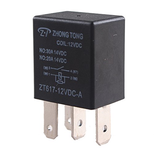 E Support Car Relay 12v 30a Spst 4pin Pack of 5