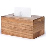 KYDIFS Tissue Box Cover, Acacia Wood Tissue Box