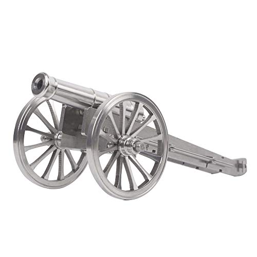 Lymhy Super Napoleon Stainless Steel Pocket Artillery Mini Cannon Military Model