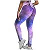 SmallYin ZouYiL Sportlegging voor dames, bedrukte fitnessbroek, hoge taille, sportbroek, gym, leggings, sportbroek…