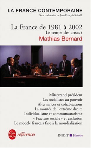 La  France de 1981 à 2002