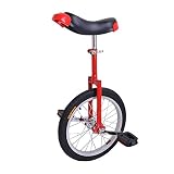 AW 16" Inch Wheel Unicycle Leakproof Butyl Tire Wheel Cycling Outdoor Sports Fitness Exercise Health Red