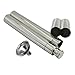 JUJOR Flask 2 oz. with a Cigar Tube and Funnel Stainless Steel