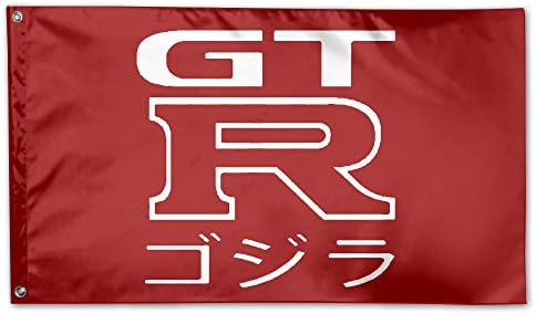 GT-R Soaring Adrenaline Flag Outdoor Patio 3' X 5'for Wedding Home Outdoor Garden Decor