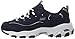 Skechers Sport Women's D'Lites Memory Foam Lace-up Sneaker,Me Time Navy/White,9.5 M US