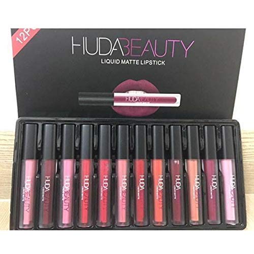 huda beauty 12 piece lipstick set