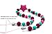 Silicone Chewable Necklace, Sensory Oral Motor Aide Star Rainbow Chewy Jewelry Teether Toys for Kids whith Autism ADHD Special Needs or Nursing Mom with Teething Baby - by Maberry (Purple)