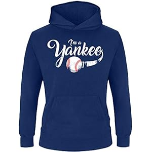 EZYshirt® I`am a Yankee Baseball Shirt Pullover Kinderen | Jongens Hoodie | Hoodie