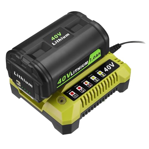 Photo 1 of 40V 7.0Ah Li-ion Replacement Battery Compatible with Ryobi 40v Battery and charger combo leaf blower cordless compatibel with Ryobi 40 volt battery and charger for Ryobi 40 volt lithium ion battery-1