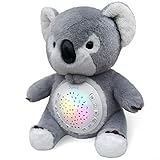 Baby Gifts ACENZ White Noise Sound Machine, Baby Soother Sleep Aid & Stars Night Light & Washable Plush Toy with 12 Soothing Sounds (Upgraded Koala)