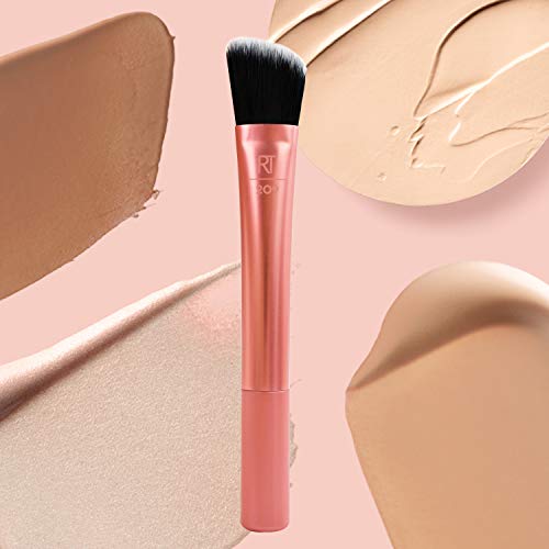 image for Real Techniques Cruelty Free Foundation Brush, Uniquely Shaped & Color
