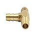 Legines Brass Hose Barb Tee, 3/8