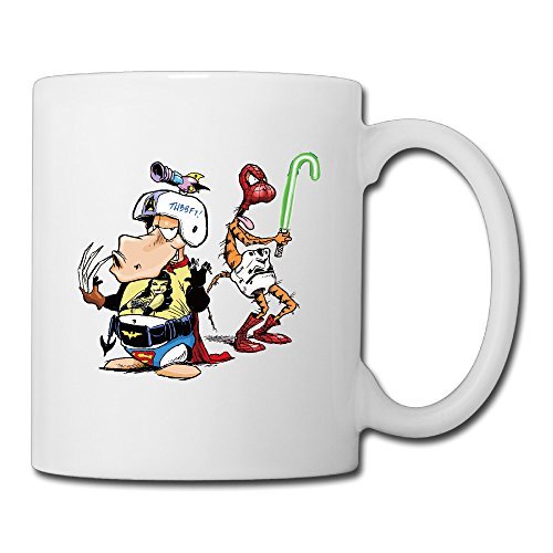 Cool Bloom County Ceramic Coffee Mug, Tea Cup | Best Gift For Men,
Women And Kids - 13.5 Oz, White