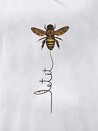 Women-Let-It-Bee-Shirt-Funny-Bee-Graphic-Tee-Off-The-Shoulder-Letter-Print-Casual-T-Shirt-Tops