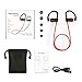 Bluetooth Headphones, Tsumbay IPX7 Waterproof Headphone, Wireless Sport Earphones In-Ear Earbuds with Mic, HD Stereo Sound, Bass, Secure Fit, Sweatproof, Noise Cancelling, 8-9 Hrs for Gym Running