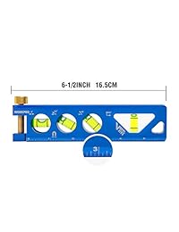 Nivel de torpedo WORKPRO, magnético, verti. Sitio 4 para doblado de conduit, construcción de aleación de aluminio, 6.5 in