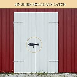 6in Slide Bolt Gate Latch 304 Stainless Steel