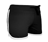 Women's Cotton Adjustable Drawstring Active Mini Shorts