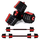 VIVITORY Dumbbell Sets Adjustable Weights, Free