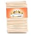 Gold Cosmetics & Supplies (300-Pieces) Small Wax Sticks - Wood Craft Waxing Spatula Applicator for Hair Removal on Nose, Eyebrow, Ear, Face, Mustache, Bikini, Lip - Mini Stick for Salon and Crafting